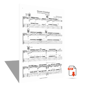 Sheet music <strong>“Morente”</strong> – Vicente Amigo